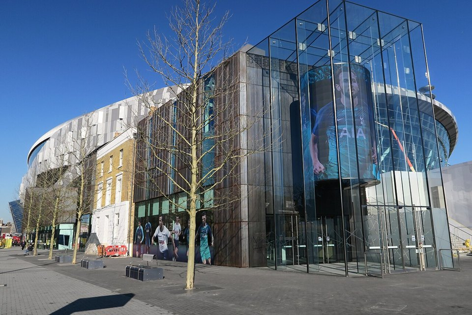 Illustrative file photo — Tottenham Hotspur Stadium and the Tottenham Experience on Tottenham High Road, London. Original photo date: 2019-02-15 14:59:24. Not a photograph of the reported event.