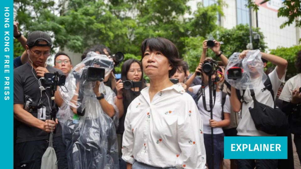 Source-supplied image for: Explainer: Hong Kong’s national security crackdown – month 74