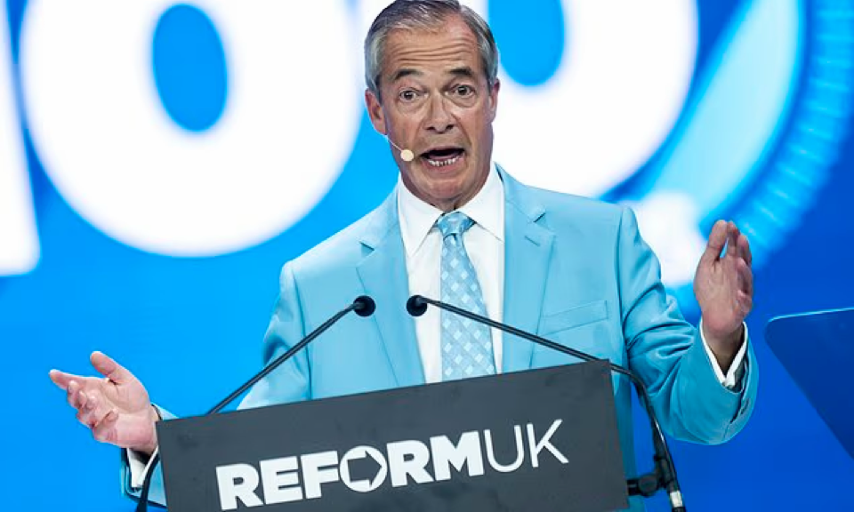 Source-supplied image for: STEPHEN GLOVER: Burnham is profiting from Farage's troubles. To save Britain from Labour we MUST have a Tory and Reform pact